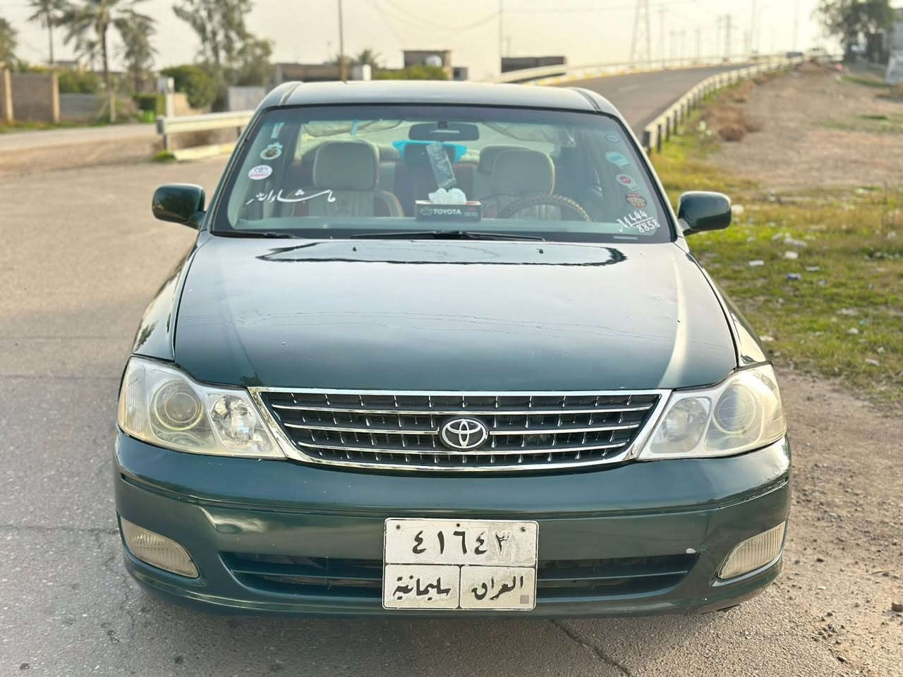 السلام عليكم 
افلون 2001 خليجي .
لون زيتوني .
رقم سليمانية شمالي اصولي حره .
محرك وكير مكفولات .
حداديه جديده .
تخم تاير جديد . 
*مصبوغة عام جمالية بدون معجبون وبدون حادث (مكفولة من الضربة والمعجون) .
السعر 77 وبيها مجال بسيط .مكان السياره الضلوعيه
للاستفسار.
‏***********
***********
