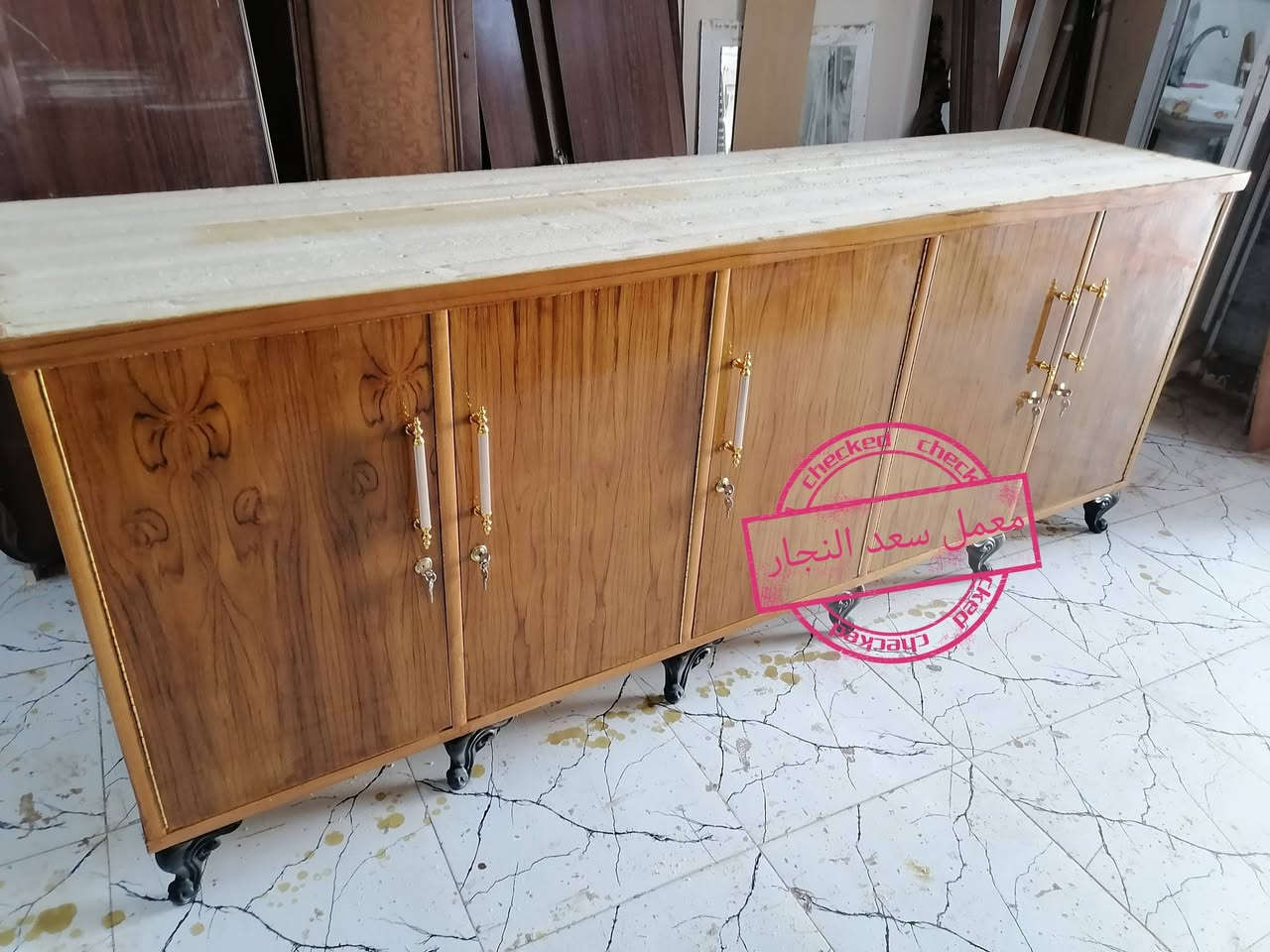 تفصال اليوم بوفيات حطاطة بالشرط صاج عراقي ثقيل شغل ايدنا  تفضل زورنا وتدلل🔨🪚

"تفصال خصوصي جاهز للتسليم."

"بوفيات حسب الطلب خلصن اليوم."

"غرفة نوم جاهزة.. حسب ذوق الزبون."
معمل سعد النجار العنوان كركوك نهاية شركة الطارق للإستفسار ***********
#نجارة_عراقية #تفصال_حسب_الطلب #معمل_نجارة #خشب_صاج
