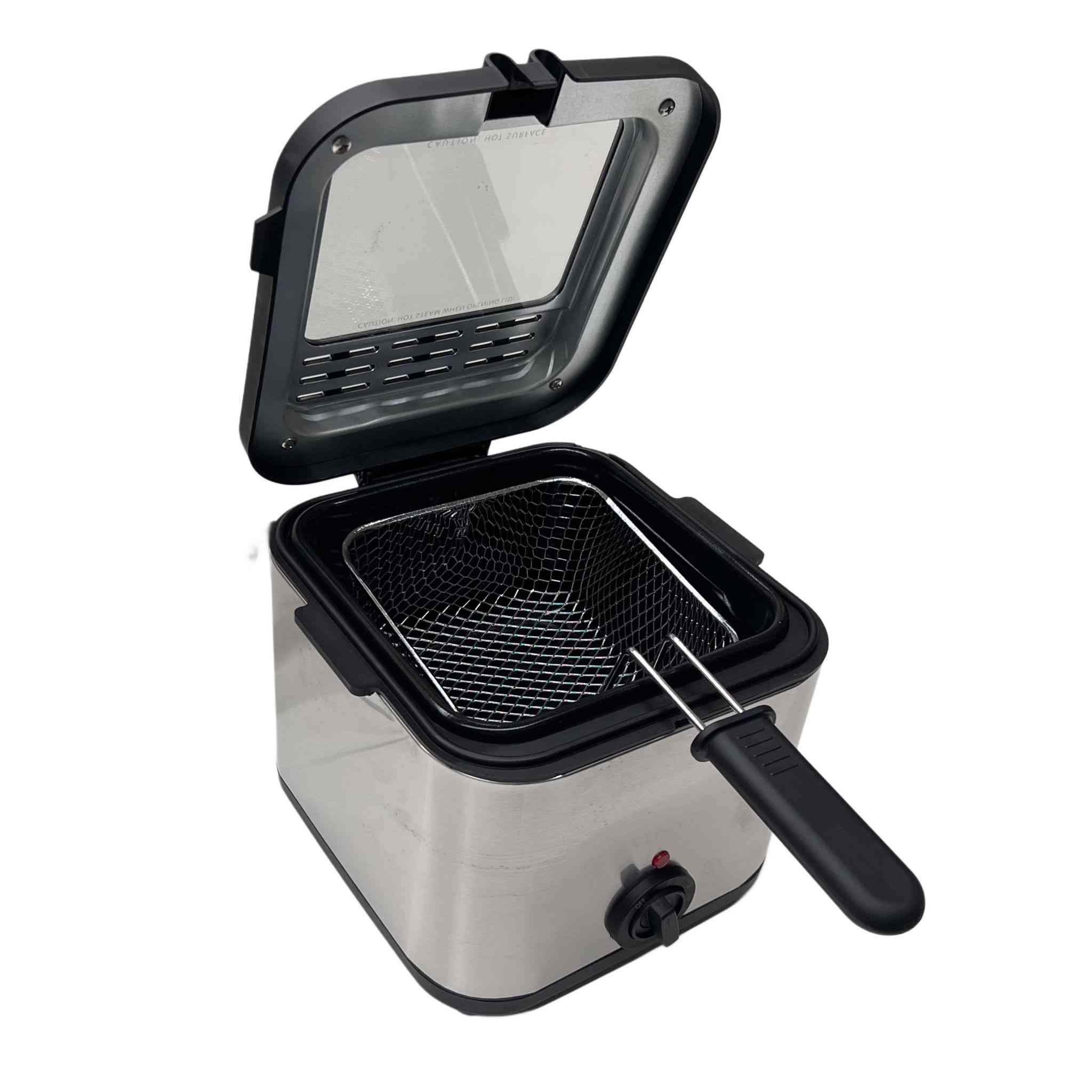 قلاية كهربائية متعددة الاستخدام – Multifunction Fryer سعة 2.5 لتر
قلاية كهربائية عملية مصممة للقلي اليومي، مناسبة للاستخدام المنزلي وتحضير أصناف متعددة بسهولة.

• تصميم قلاية كهربائية متعددة الاستخدام

• سلة قلي معدنية مع مقبض لسهولة رفع الطعام

• مناسبة لقلي البطاطس، الدجاج، النقانق، الخبز، الخضروات والمأكولات البحرية

• حجم مناسب للمطابخ المنزلية والاستخدام اليومي

• تشغيل كهربائي بقدرة واضحة ومناسبة للقلي

• غطاء علوي

المواصفات:
• السعة: 2.5 لتر
• القدرة الكهربائية: 1000 واط
• الجهد الكهربائي: 220V
• التردد: 50Hz
• الوزن الصافي: 1.9 كغم
• الوزن الإجمالي: 2.0 كغم

محتويات العلبة:
• قلاية كهربائية متعددة الاستخدام
• سلة قلي معدنية
• غطاء القلاية (مرفق مع الجهاز)


**إذا كنت صاحب هذا الإعلان وتريد حذفه لأي سبب، رجاءا أرسل رسالة إلى الدعم الفني**