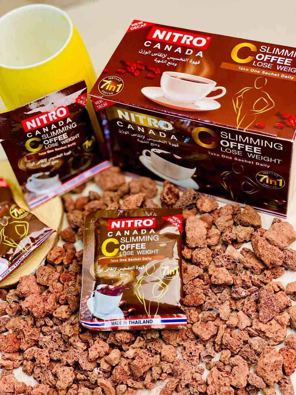 NITRO CANADA slimming coffee 7in1☕
قهوة التخسيس التايلندية🇹🇭لانقاص الوزن ومنع الشهية 🔥NITRO💯🇹🇭🇹🇭
💥قهوه التنحيف نتائج سريعه ومضمونه مع هذا المنتج الطبيعي
💥تمنحك قوام جميل ورشيق
💥هذه القهوه تحتوي على احماض  مسؤوله عن انقاص الوزن فهي تبطئ عمليه انتاج الجلوكوز في الجسم خصوصا بعد تناول الوجبات الغذائيه الدسمه يؤدي ذلك الى عدم تشكيل دهون وعدم تشكيل خلايا دهنيه جديده 
💥بالاضافه الى انها قاطع شهيه قوي جدا وحارق للشحوم المستعصيه في الجسم 
💥وتقلل نسبه الكولسترول الضار والدهون الثلاثيه  الضاره بالجسم 
💥يستعمل يوميا كيس واحد فقط
منتج اصلي طبيعي وصحي 100%
💥بدون حرمان والنتيجة مذهلة
الفورية التي تمنحك طعما لذيذا 
مع الحفاظ على قوام جميلة ورشيقة 
💥تعتبر أحماض الكلورجينيك الموجودة في القهوة من أهم المركبات المسؤولة عن التخسيس وانقاص الوزن 
فهي تبطئ عملية إنتاج الجلوكوز في الجسم خصوصا بعد تناول الوجبات الغذائية الدسمة

✅طريقة الاستعمال
ضع ملعقة من مسحوق القهوة في كوب ماء ساخن 
وخلط المزيج بالماء وتركه ليبرد ثم اشربه يتم تكرار هذه العملية مرتين في اليوم

✅بلد المنشا :تايلندا 🇹🇭
✅منتوج طبيعي 💯💯
    
🚘 يوجد خدمة توصيل لجميع محافظات  🚘


**إذا كنت صاحب هذا الإعلان وتريد حذفه لأي سبب، رجاءا أرسل رسالة إلى الدعم الفني**