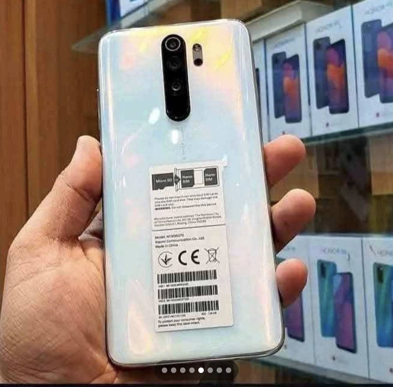 الجهاز القوي بمواصفاته بعمله  
جهاز ريدمي نوت 8 برو  
مواصفات الجهاز 
ذاكره ٢٥٦ رام ٨ كيكا جهاز بالالعاب 60 فريم  
كاميرا 64 اماميه 20 ميكابكسل معالج ميتالك G95T 
السعر 140الف شامل ضمان وتوصيل 
ملاحظه 
الفحص قبل الشراء ضروري 
او الاتصال عن طريق الارقام التاليه 
اتصال او واتساب 
***********
