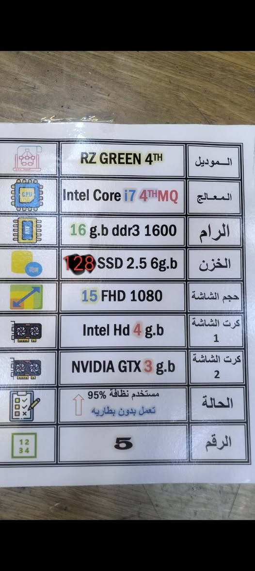 رايزر شاشه لمس والتفاصيل الباقيه بصور السعر 300 الف


**إذا كنت صاحب هذا الإعلان وتريد حذفه لأي سبب، رجاءا أرسل رسالة إلى الدعم الفني**