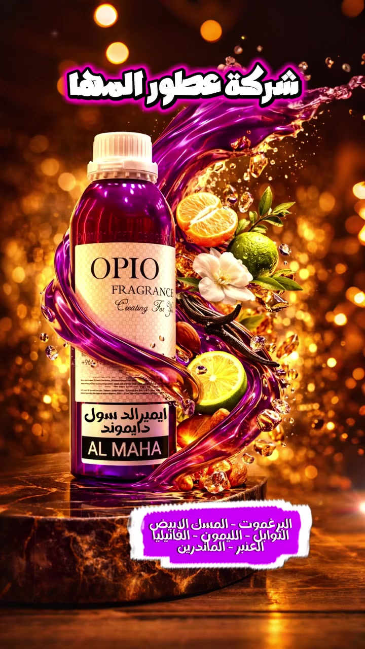 🔥 شركة عطور المها 🔥

ايميرالد سول دايموند 

إفتتاحية العطر البرغموت, المسك الأبيض و الماندرين (اليوسفي); قلب العطر التوابل و الليمون; قاعدة العطر تتكون من الفانيليا و العنبر.

شركة عطور المها 
للاستعلام والتوصيل
☎️***********
Whatsapp : wa.me/9647778156791
TikTok : https://www.tiktok.com/@almahaperfume8?_t=ZS-8y1w4CjaRd4&_r=1
Instgram : https://www.instagram.com/almaha_co_4?igsh=eWRpdDhvcDVkY3kx&utm_source=qr
Youtube : https://youtube.com/@almaha.perfume?si=bNhrOv6sgOpD6M0a
