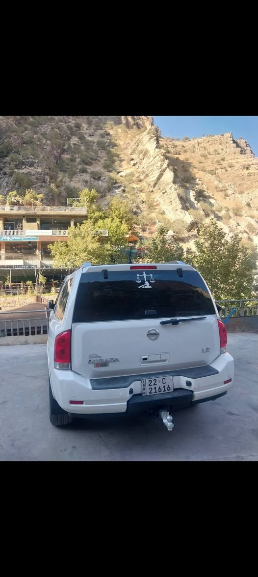 نسيان ارمادا موديل 2011
خليجي شركه سرادار.        *********** بيع فقط 
للبيع فقط رقم مميز  اربيل تحويل مباشر سنويه 31 فحص وهزه كله جديد   كامل المواصفات (الفئة العليا LE) كشنات جلد وتدفئة أيضا وكهرباء حتى الكشنات الخلفية، فتحة في السقف، شاشة أصلية في الدشبول وأخرى في السقف، تحكم ستيرن جهتين، تبريد فول لجميع مناطق السيارة حتى الجنطة، وكونترول التحكم في الدشبول وفي السقف إضافة إلى تحكم خلفي، نظام صوتيات مرتبط بمشغل أقراص متعدد، الأول في الدشبول، والثاني في منطقة التخزين بين المقاعد الأمامية، ومشغل ثالث خاص بالخرائط والبيانات تحت المقعد الأمامي الأيمن. زرع منظومه زنون درجه أولى 

السيارة فور ويل ومحرك 8 سلندر بلادي أصلي    والسيارة نشيطة جدا وترايها 180 كلم وين ما يعجبك.

طبعا حدادية السيارة جيدة جدا، وتايراتها جديدة. وفيها كثير من المواصفات.

باختصار السيارة في وضع ممتاز، وبلادية من دون حادث أو صبغ أو تبديل، كفالة عامة،   

والتحويل مباشر،  ، وبالعافية على من تكون من نصيبه.

مكان السياره بابل.
