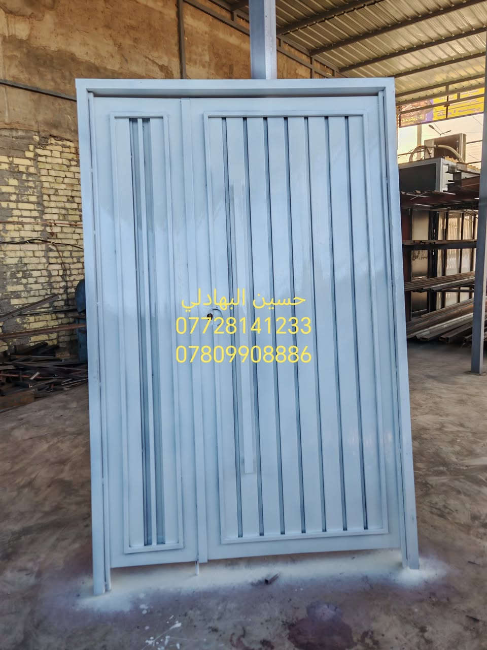 ❤️مـرحبــآ بـــكم❤️ 

نعمل كافة اعمال الحداده بطرق حديثة 
باب رئيسي-ابواب اعتيادية حسب النقشه-ابواب  قاصه-شباك-درج حديد-محجرات-محامل-شواصي-برجولات و مضلات-جلسات-وجهات كابوند ومختلف الاشكال-كرفانات السندويش بنل الثابته و المتحركة-تقفيل السطوح بلسندويش بنل 
العنوان( محافظة ميسان ) منطقة حي الصحفيين الاربع سايدات قرب اول استداره مجاور مجمع دبي للانشائية قبل لاتوصل المستشفى اللبناني نتشرف بزيارتكم الينا زبائننا الكرام 
 
للاستفسار 📞  ( *********** )
                      ( *********** )  حسين البهادلي
