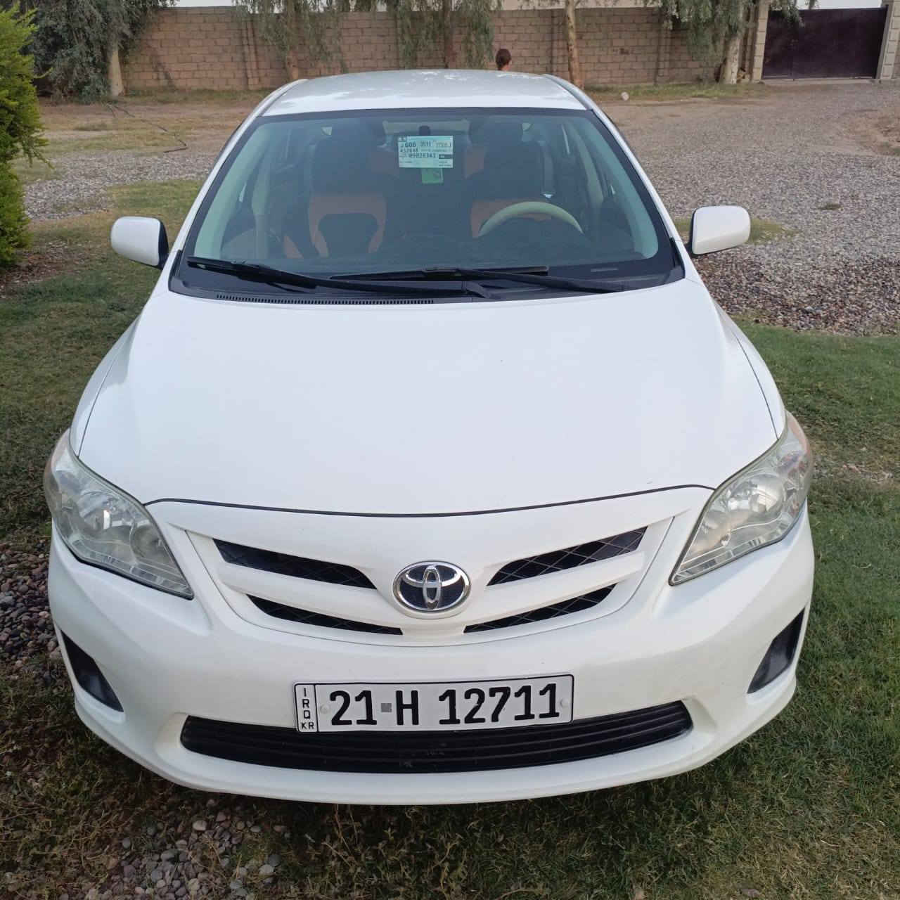 السلام عليكم ورحمة الله وبركاته 
تويوتا كورلا موديل 2012 رقم سليمانية دولي 
هزة وسنوية جدد شرط التحويل 
السيارة كلين بدون صبغ شرط 
ماشية 143 الف كيلو متر 
گير ومحرك شرط مامفتوح 
محرك حجم 18 
طخم تايرات جديد 
طخم حدادية خلفي وأمامي جديد 
السيارة جديدة مال جناي ماتحتاج مصرف نهائياً 
السعر 148$ وبيها مجال بسيط جداً 
للاستفسار ***********
#الخاص_مغلق
