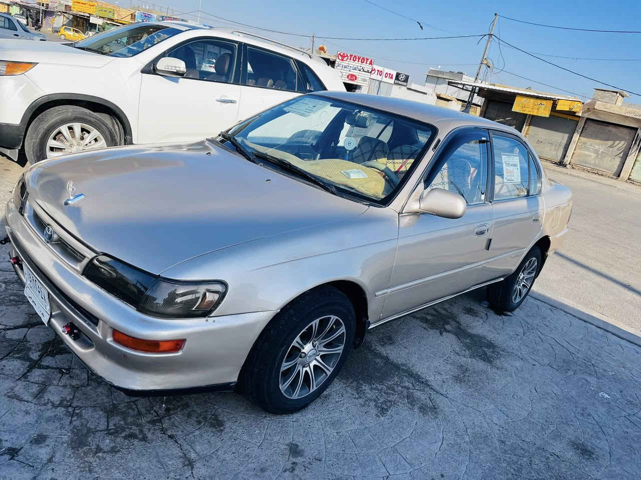 سلام عليكم اخوتي
كورلا للبيع او المراوس حسب القناعه 

مديل1994

السياره مصبوغه عام بيه حادث بجم امامي

 (البجم مبدل)

كير ومكينه وصدر كفاله 

وتحويل من الصبح 

سنويه لل2029

السعر 42 وبي مجال 

مكاني صلاح الدين قضاءبلد 

***********
