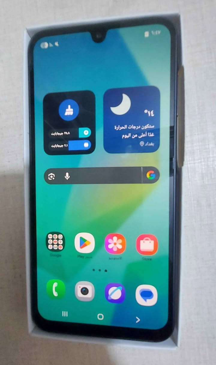 السلام عليكم 
Samsung A16
مستعمل قليل 
بي عواج بسيط بالشاصي
ذاكرة 128 الرام 4
بطارية 5000
المكان اللطيفية بغداد, العراق


**إذا كنت صاحب هذا الإعلان وتريد حذفه لأي سبب، رجاءا أرسل رسالة إلى الدعم الفني**