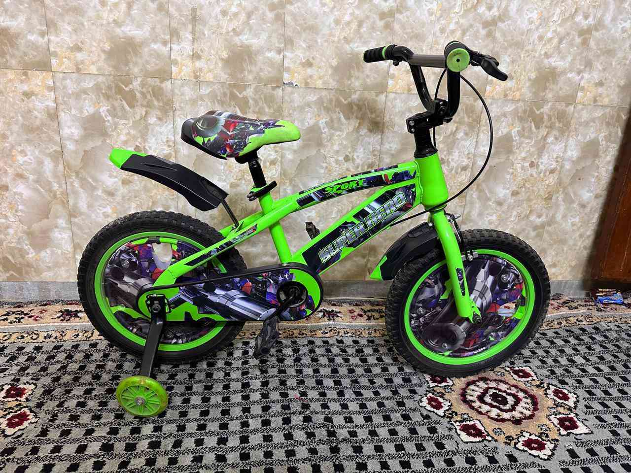 بايسكلات نوع راقي ثقيل اصلي
حجم 16... يركب من عمر 6 سنوات الى 10
السعر 70 الف .. توصيل داخل مجاني
***********
*********** النجف, العراق
