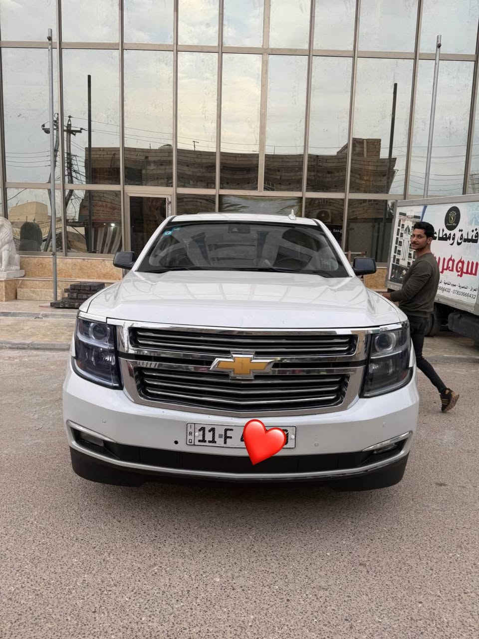 تاهو 2018 بريمير " امريكي

ابيض 

رقم بغداد دولي الجديد  

بأسمي   تحويل ثاني يوم 

ماشيه 130 
السياره بدون ايرباك بدون شاصي فقط صبغ والسونار مرفق بالصور 
عليها ادامه كامله من دهن بلكات نورلات فيت بم تراي لزاخو شرط كل نقص مابيها هزه قبل سبوع مسويها السياره جاهزه مجهزه استخدام شخصي 
المواصفات                       

فول مواصفات ١/١

المواصفات:- 

سلايد(فتحة قمارة)

كراسي جلد اصلي

كراسي اثنين كهرباء

كراسي هزار(عند اقتراب السيارة من اي شي)

كراسي خزن(ميموري)

كراسي(تدفئة+تبريد)

كراسي خلفية كهرباء

كراسي خلفية تدفئة

تبريد خلفي شاشة

شحن الهاتف لاسلكياً
كروس سرعة

داتا شو DATA SHOW

خمس بصمات

فول تحكم استيرن(جهتين امامي+جهتين خلفي)

استيرن كهرباء

استيرن تدفئة

شاشة عرض الاعطال

صندوك كهرباء(شفط)

نظام السير على الخط

دبل حساس(امامي+خلفي)

نظام تحكم بمستوى الضوء الداخلي

مانع تزحلق

پدل كهرباء(تحكم كهربائي بالبريك والبانزين)

فتح الجنطه كهربائي وبلقدم 

فور ويل

شاشة امامية كبيرة اصلية

شاشة خلفية DVD اصلي

كامرة خلفية اصلية

تشغيل عن بعد

قاصة سرية

اشارة بالمري

مري كهرباء(شفط)

#نقطة_عمياء

لايت عدسة زنون

لد امامي

سستم_صوت _BOSE

داتاشو كبيره 

كيجات ديجتال متغيرة

مكان السياره: الناصريه الحبوبي 

موصفات لبريمير بعد معروفه هيه اعلى شي

السعر 280 وبيها مجال 
ابو 265 لاتتصل فدوه ❤️

الاستفسار تصال ع الرقم *********** 
كلشي ذاكر بالسياره اقره التفاصيل واتصل واني حاضر
