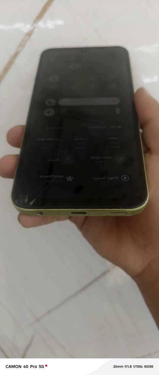 سلام عليكم A25 ذذاكره 128جااهاز نضيف بس شاشه مكسوره واصح كدامك واتساب ***********
