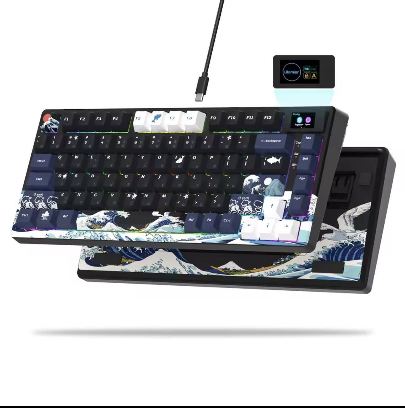 ⌨️🌊 كيبورد الألعاب الميكانيكي Womier S-K80 (XVX SK80) 🎮✨

إذا تدور على كيبورد يجمع بين الأداء القوي والتصميم الفني المميز، فهذا هو الخيار المناسب 🔥

🌟 أبرز المواصفات:
🔹 تصميم 75% مدمج يوفر مساحة أكبر على المكتب 🖥️
🔹 شاشة OLED ملونة قابلة للتخصيص 📺✨
🔹 إضاءة RGB خلفية بألوان وتأثيرات رائعة 🌈🔥
🔹 مفاتيح قابلة للتبديل السريع (Hot-Swap) 🔧⌨️
🔹 أغطية مفاتيح PBT عالية الجودة ومقاومة للتآكل 💪
🔹 تصميم مميز مستوحى من لوحة “موجة كاناغاوا” الشهيرة 🌊🎨
🔹 مثالي للألعاب والعمل والاستخدام اليومي 🎮⚡

📞 للتواصل: ***********

🚚 توصيل متوفر إلى كافة المحافظات
