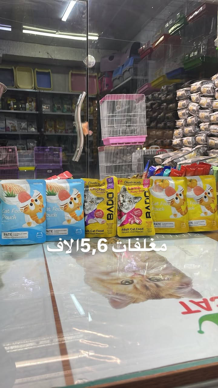 العنوان:بغداد_الشعب_شارع الاسواق المركزية مقابيل مدرسه جندي الباسل :يتوفر جميع مستلزمات حيوانك الاليف 🐈. رقم واتساب ‭***********‬ توصيل متوفر
