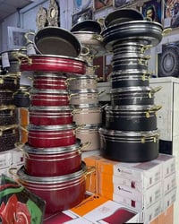 سيت ٨قطع • خلية النحل • أسود ماروني بيجي