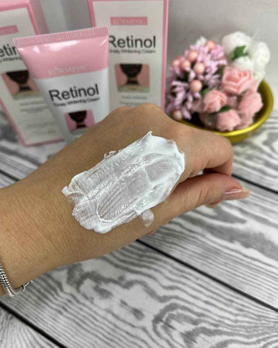✨  KÖRMESIC Retinol Timely Whitening Cream ✨🇰🇷💯 
(الترند كريم الريتينول للتفتيح الفوري) 
كريم للعناية بالبشرة مصمم خصيصاً لـ تقليل التصبغات الداكنة وتوحيد لون الجلد، وتحديداً في المناطق المعرضة للاسمرار مثل الرقبة، الإبطين، والمناطق الحساسة. 

✅ الفوائد الأساسية:-
✔️ يعمل على تقليل مظهر التصبغات الداكنة وتوحيد لون البشرة في المناطق المعرضة للاسمرار مثل الرقبة والإبطين.
✔️ يحتوي على الريتينول للمساعدة في تجديد خلايا البشرة وتحسين ملمسها.
✔️ مدعم بالنياسيناميد للمساهمة في توحيد لون البشرة وتقليل مظهر البقع الداكنة. 
✔️ يحتوي على زيت شجرة الشاي للمساعدة في تهدئة 
السعر  خاص
🚘 يوجد خدمة توصيل لجميع محافظات العراق القائم, الأنبار


**إذا كنت صاحب هذا الإعلان وتريد حذفه لأي سبب، رجاءا أرسل رسالة إلى الدعم الفني**