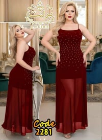 فستان • ستراس • مبطن