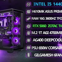 تجميعة مع شاشة msi ..180 هرتز حجمهة27 السعر1,650,000 استخدام جدا قليل ...