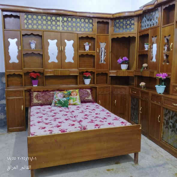 يوجد غرفه نوم عراقي صاج اصلي خشب ثقيل في الرمانه البعبيد السعر 900بي مجال الاستفسار على الرقم ***********/واتساب موجود
