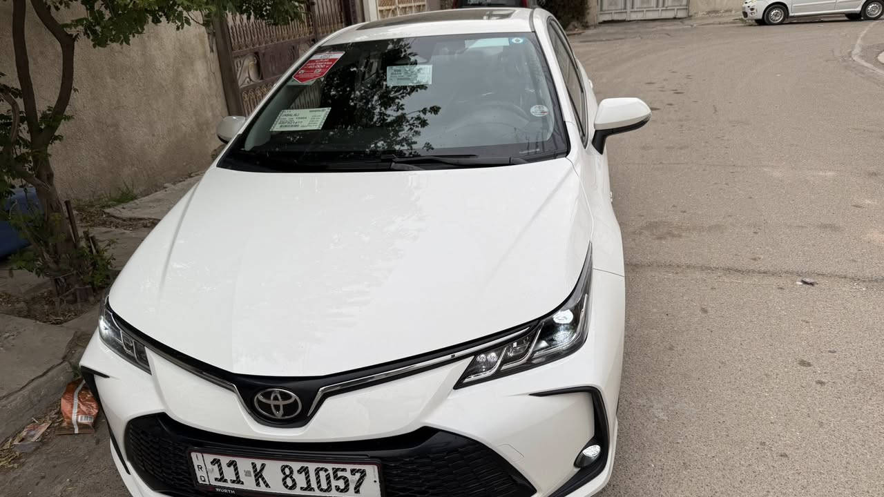 كورلا❤️‍🔥 2025 زيرووووووووووووووو فول موصفات 1/1 و كفاله عامه 🙂
سلايد روف 
بصمه 
داخل جلد اسود مطعم ب برتقالي 
كشن كهرباء 
شكل خليجي 
تبريد شاشه 
وبعد بيه موصفات 
السعر 156 
مكاني بغداد حي الاعلام 
سياره كفاله عامه اخوان ع وضع شركه 
***********
