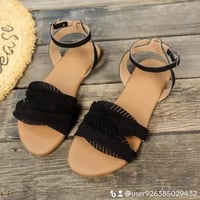 حذاء صيفي • مخمل • مقاسات ٣٧،٣٨،٣٩،٤١