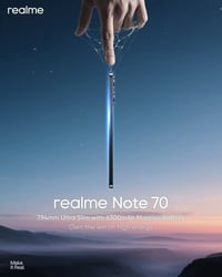 ريلمي نوت 70 • ٢٥٦ • قسط بدون مقدم