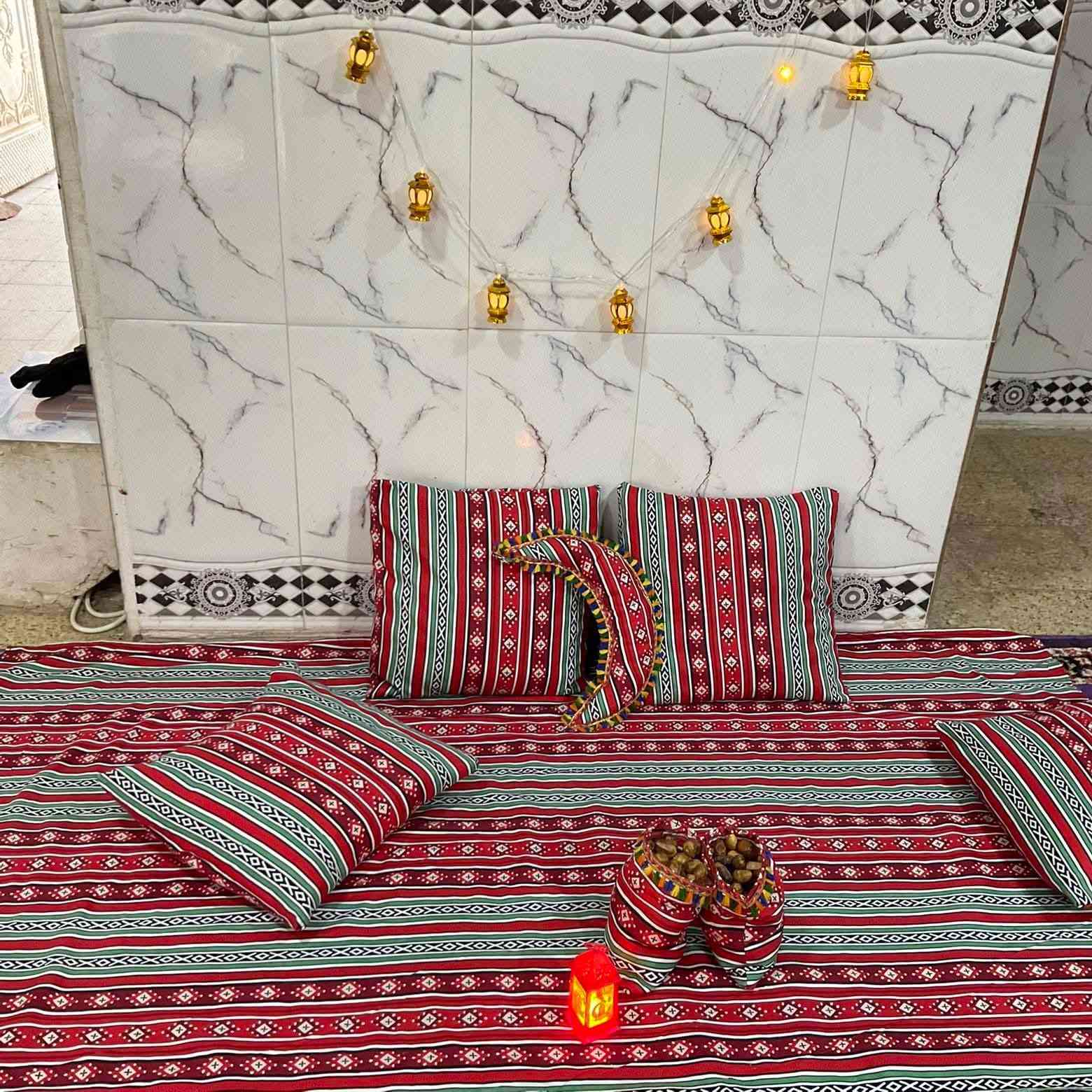 جلسة رمضانية 🔥❤️ بتفاصيل راقية 
4 وجه كوشات+فرشة كبيرة+هلال صغير+كيس عدد ثنين 🔥
🔥

ومتوفر توصيل بغداد 5محافضات6 🌷🔥❤️


**إذا كنت صاحب هذا الإعلان وتريد حذفه لأي سبب، رجاءا أرسل رسالة إلى الدعم الفني**