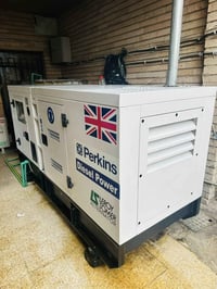 مولدة بيركنز انكليزي.   45 KVA.   مستخدمة قليل كلش نضيفة   جاهزة ع تشغ...