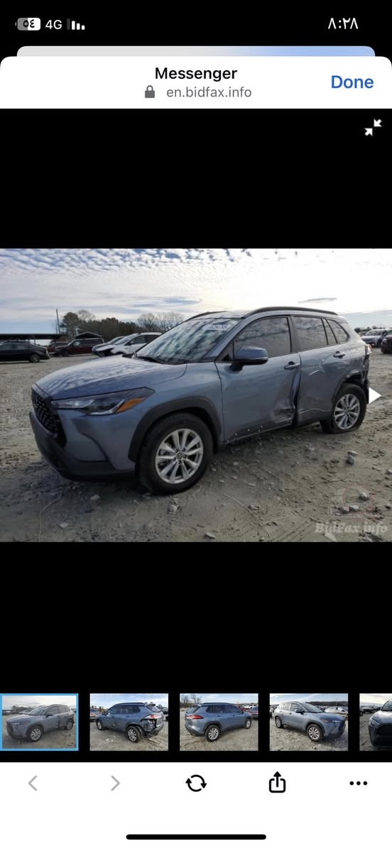 السلام عليكم 
كورلا كروس
مديل 2023
حادث موضح بل صوره 
بدون ايرباك 
مواصفات السياره 
فحته سلايت 
رادار امامي خلفي
ويل كب 
تشغيل عن بعد 
هيترات بل مري 
سياره فول مواصفات 
السياره حادثها فقط بابين بدون ايرباك ومصلحين نفسهم 
السعر ١٨٥$بيها مجال قليل


**إذا كنت صاحب هذا الإعلان وتريد حذفه لأي سبب، رجاءا أرسل رسالة إلى الدعم الفني**