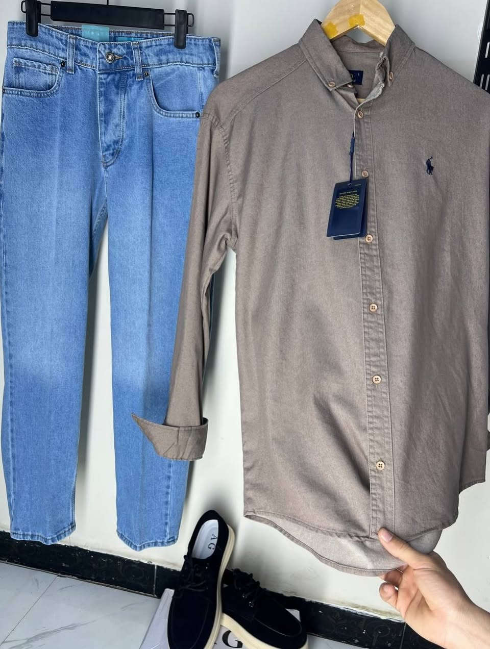 ازياء هوى الناصرية 
……………….
** متوفر **
قميص بولو 
 بنطلون جينز
ستايل شبابي
 وأقمشة خفيفة . 
علق بـ (تم) يوصلك السعر 💬

متوفر بجميع قياسات. 

📦 توصيل لجميع محافظات العراق
📞 *********** | ***********
