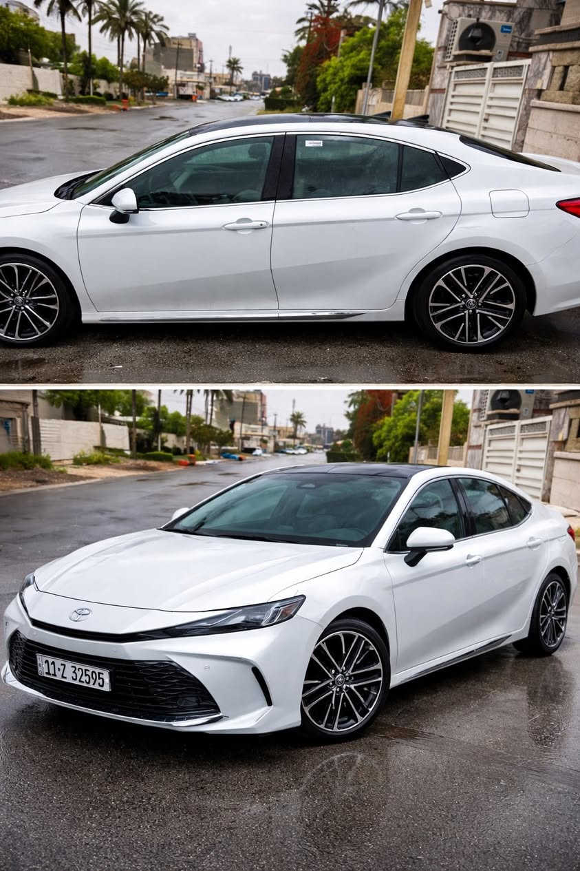 تويوتا كامريGLE   2025 ♻️
‏Toyota Camre   HEV 2025 ♻️هايبرد
عداد المسافه km
17 الف
بلد المنشأ : خليجي SAS تحت الضمان
سعة المحرك 2,5L هجين
مقاعد كهرباء
شاحن موبايل اصلي (وايرلس)
رادارات جانبيه
لد امامي ليلي ونهاري
لايت زينون LED + بك لايت LED
اشاره مرايه
مفتاح التشغيل بصمة + دخول ذكي +صندوك بصمه
شاشه الحجم الكبير
أوضاع القيادة  Drive Mode
حساسات ضغط اطارات
تبريد شاشة مناخين منفصلين
قطعتين تبريد
هاند بريك كهرباء
كروس سرعه
‏ Auto Hold  أوتو هولد 🚘
انظمه القياده :سبورت ،نورمال،eco
فقط بارد  بسيط بالجاملغ الخلفي وحافه الباب وموضع بالصوره
والباب الاماميه شخط بسيط
السعر 30,000$
الموقع بغداد حي الجامعه
رقم الهاتف ***********
