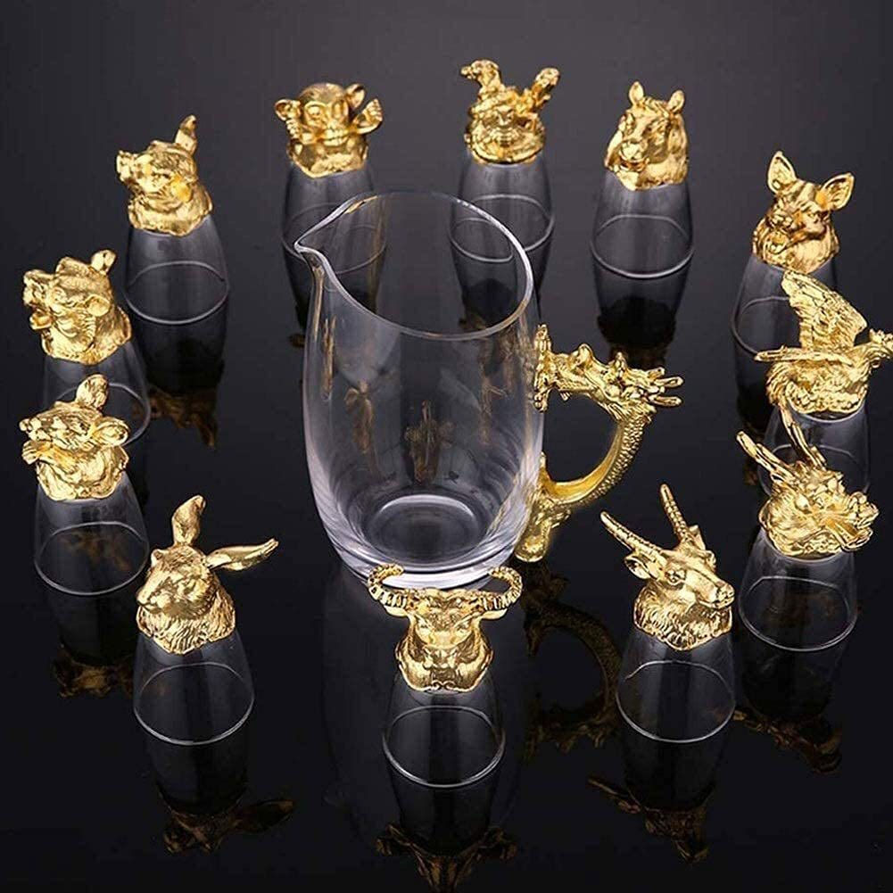 هذه مجموعة أكواب "شوت" كريستالية فاخرة بتصميم الأبراج الصينية.
تتميز المجموعة برؤوس حيوانات الأبراج مطلية باللون الذهبي.
تتضمن المجموعة إبريق تقديم نبيذ (ديكانتر) يتميز بمقبض على شكل تنين.
تعتبر هذه الأطقم هدية مميزة وعنصر ديكور منزلي راقٍ.
تتكون عادة من 12 كوباً تمثل حيوانات الأبراج المختلفة.
قطعه مكسوره 20مع التوصيل


**إذا كنت صاحب هذا الإعلان وتريد حذفه لأي سبب، رجاءا أرسل رسالة إلى الدعم الفني**