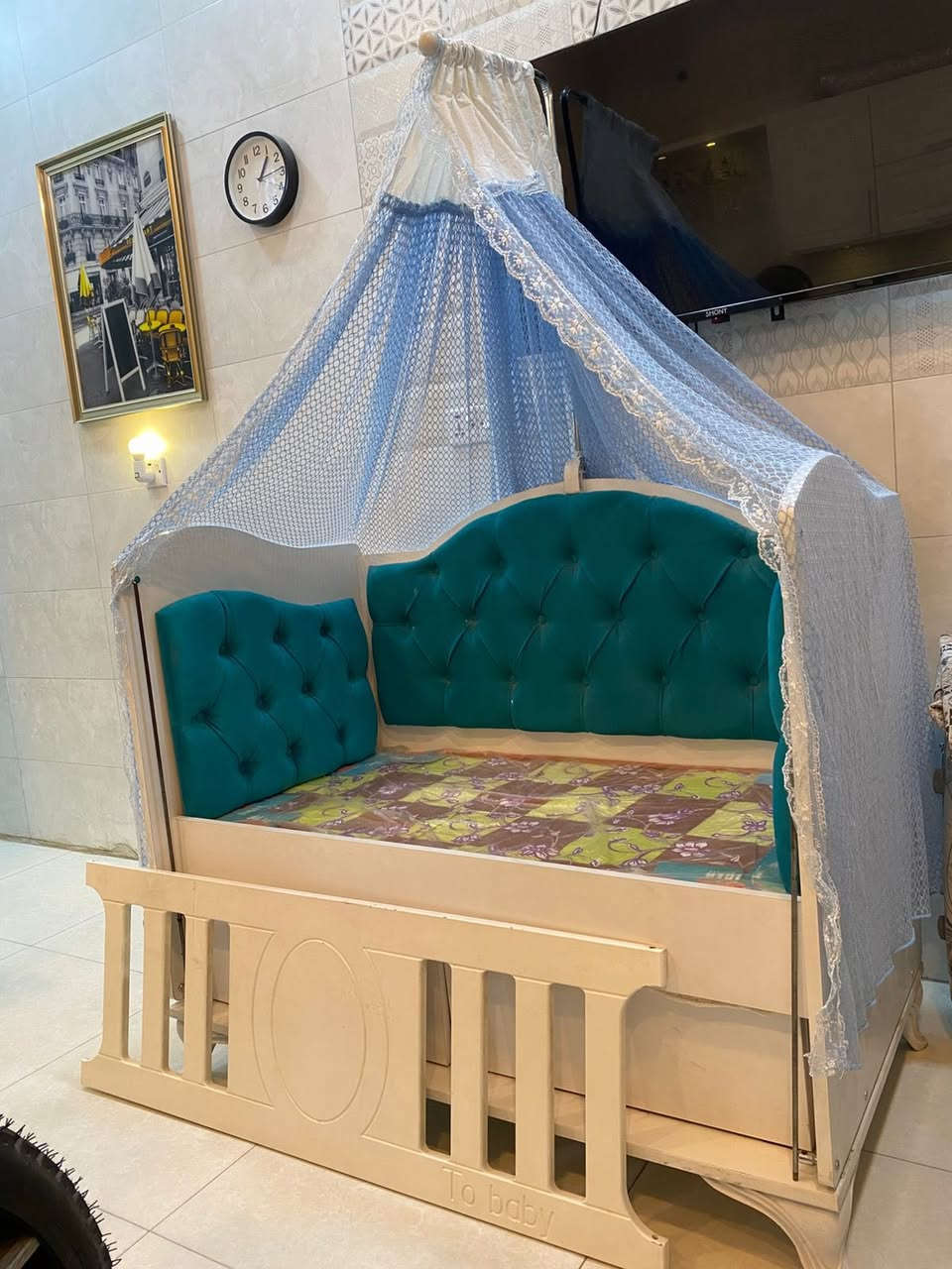 جرباية اطفال تركية
للبيع 
مستعمله نضيفة 
السعر. 125 الف
بغداد / حي القاهرة 

‭0772 227 2237‬
