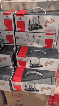 ✅✨ مجموعة ادوات المطبخ المتعددة مع حامل معدني ✅✨ للحجز مراسلة الصفحه ا...