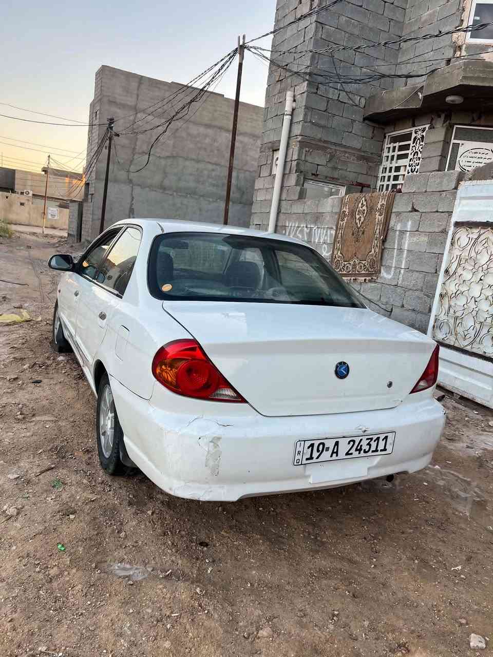 السلام عليكم 
كيا سبكترا2001كوري
سيارة خير من الله شوف عينك مثل الصور
حدادية نص عمر 
كير مكينة خير من الله لاتنقيص ولاتبخير
كير عادي 
رقمها كربلاء دولي بسمي 
مكانها كربلاء 
السعر 36
للأستفسار الاتصال علرقم ***********
غير متواجد علنت رجائآ
