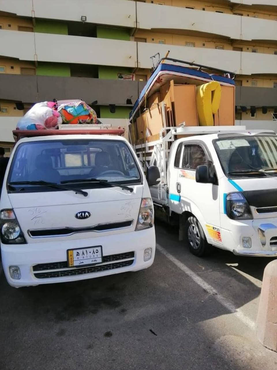 السلام عليكم🙋‍♂️ زبائننا الكرام
***********
*********** اتصال/ *يوجدلدينا كيا حمل لنقل الأثاث داخل وخارج بغداد وبسمايه وجميع المحافظات🌎🧿وبأسعار مناسبا 💸💸💸💸
***********
***********اتصال/ ويانه كلشي سهل باذن الله 
 من نقل الاثاث العام 🌹والتحويلات من بيت💚الى بيت* اخر 🏘️ 💒🏯🏯🏯🏯🏯
ومن بغداد الى المحافظات او بالعكس
 توجد سيارات (كيا بنگو/🚛/) وكادر كامل من العمال الموهوبين في حمل الاثاث الاتصال على الرقام التاليه ***********☎️ 
         ***********☎️
