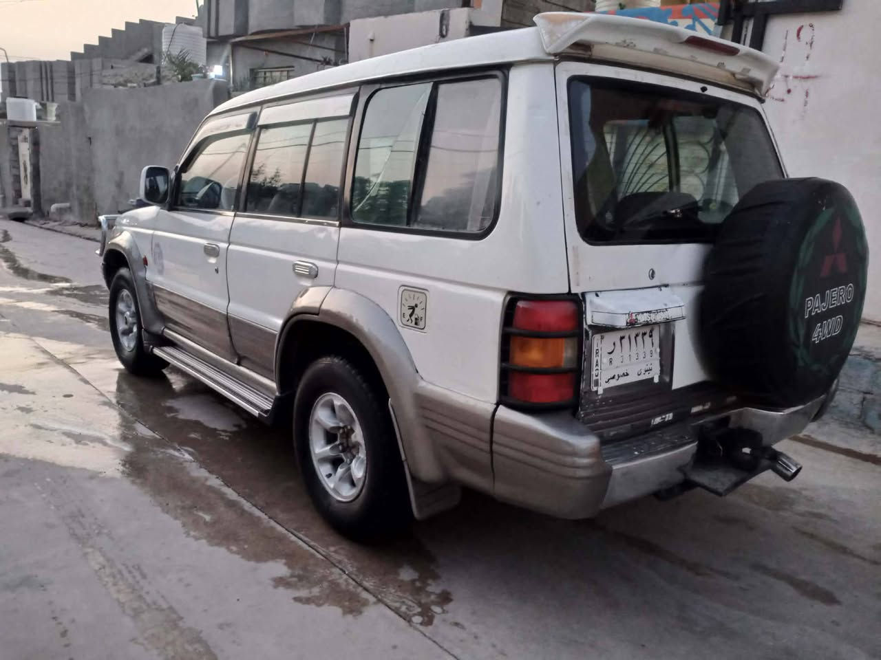 سلام عليكم
باجيرو موديل 95 رقم نينوى مشروع وطني سنويه 2027
تخم تاير جديد باتري جديد كهربائيات كلها شغاله داخل جديد مابيها اي نقص سعر 45 وبيها مجال مكاني ديالى جلولاء رقم ‏‪***********‬‏
