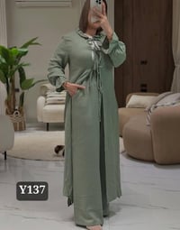 طقم ٣ قطع • كتان عالي • وان سايز ٨٥ك