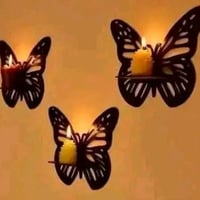رفوف خشبية • رفوف فراشات • تنظيم المكياجات