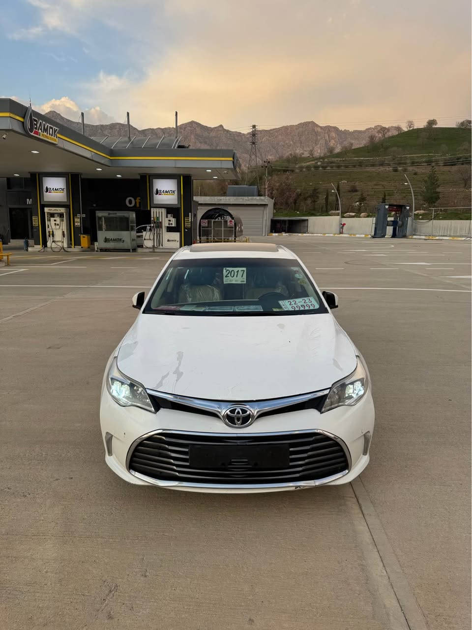 سەرەتا بەناوی خوای گەورەو میهرەبان🤍
تویتا ئەڤەلۆن 
٢٠١٧مانگی ٥
 فول ناوزەرد
بڕاوەی دوبەی✅
سعری ١٠٧وەرەقەو مەجال 
ژ.م***********
شوین  قەزای دوکان
 مواسەفات خلیجی فول
سلایت بەسمە کوشن جڵد
پیشودوا حاسە ئاوینە ئیشارەت
٣مۆدی لیخوڕین
(Eco sport normal)
دەبڵ ئیکۆیە سەیارەکە بەنزین هەر ناخوا
١٥٩هەزار هەقیقی ڕۆشتوە 
گیڕومەکینەی بەشەرت نەکراوەتەوە
دیجیتاڵیشی نیە
ئاوینە شەفتو ئەوتۆو ئیشارەت
لایت لیدو عەدەسە
٤تایەو ویلی لۆکی لە سەرە 
تەقەو ڕەقەی نیە 
مەسروفی نیە
هایدرۆلیکی گێری گۆڕاوە
 دەعمو لیدراوی نیە بەشەرت
سەقفی بۆیاخی نیە بەشەرت
سعری ١٠٧گەڵا مەجال برایانە
ژ.م***********
شوین قەزای دوکان دخان, السليمانية
