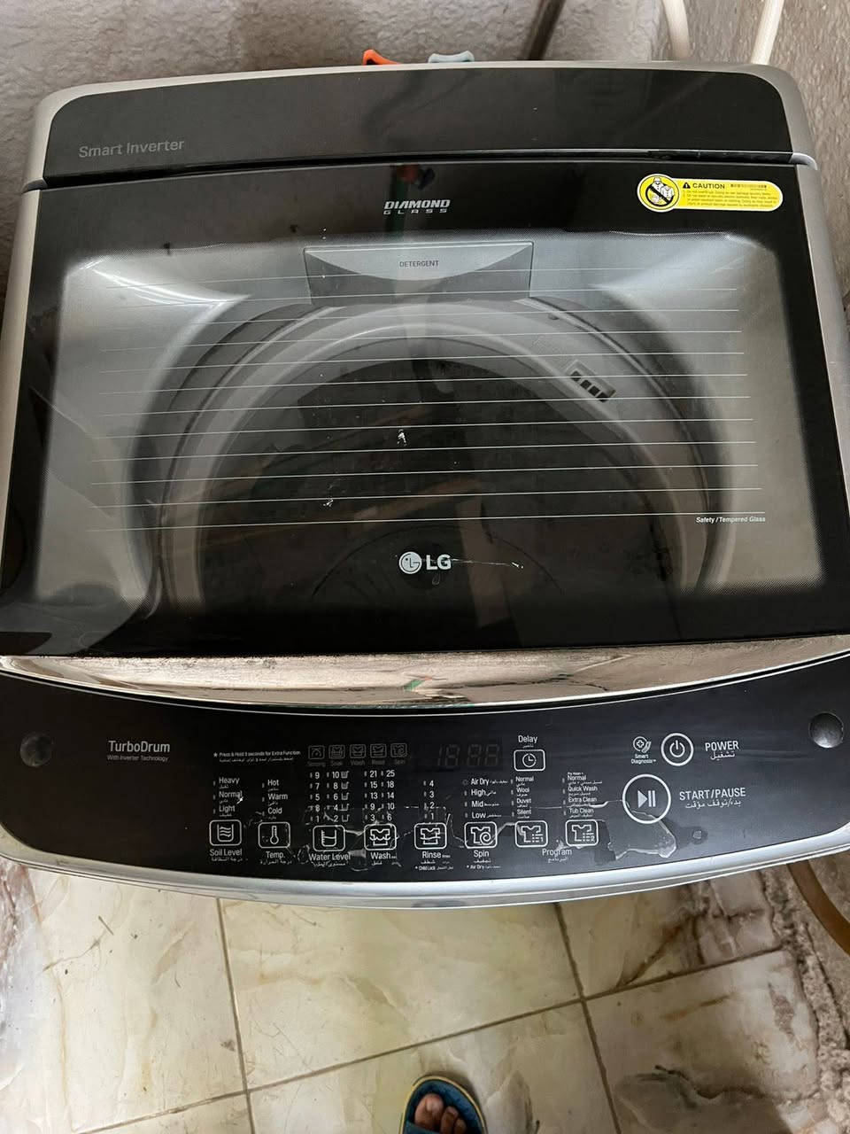 السلام عليكم للبيع غساله اوتوماتيك نوع LG الأصلي استيراد تايلاندي جديده شرط الشغل غسل شطف تجفيف ظمانه بعده ما مخلص للإستفسار الاتصال على الرقم ***********  السعر 275
