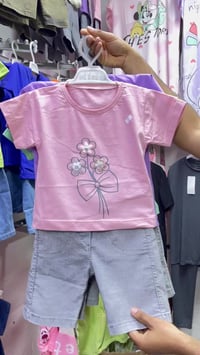 طقم بناتي برمودة • ٢-٦ سنوات • قضاء النصر