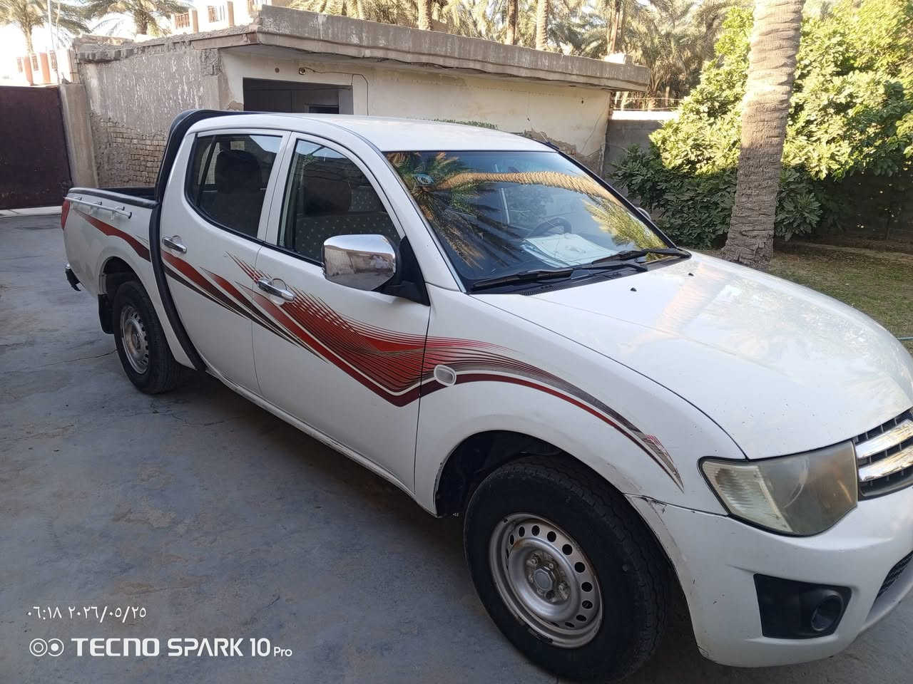 مسيوبيشي L200 للبيع موديل 2011 رقم بغداد دولي سياره مكفوله من الصبغ والضربه مكينه وكير و شاصي مكفولات تبريد شغال بسمي شرط التحويل سياره جديده فدنوب السعر الإتصال على الرقم الموجود ***********
