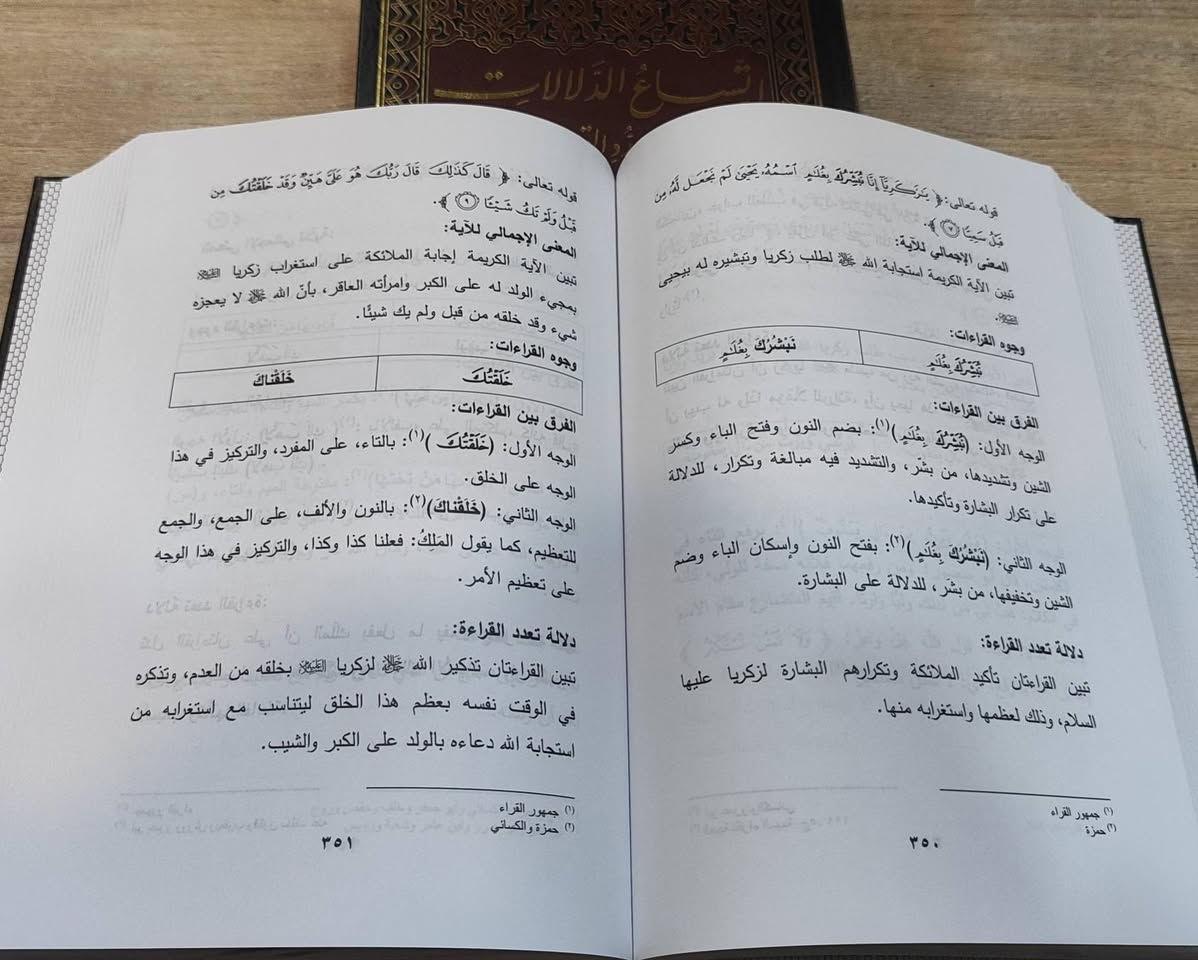 وصلنا حديثا 

اتساع الدلالات 
في تعدد القراءات القرانية

تاليف : محمود عبدالكريم مهنا
        عيسى ابراهيم وادي

تحقيق : بسام جرار

الناشر : الرسالة ناشرون 

3 مجلد ورق ابيض

السعر : 30,000

للطلب يرجى مراسلتنا على صفحة المكتبة 
او على الواتس اب رقم ***********

تابع قناتنا على التلكرام للاطلاع على المزيد من العناوين 
قناة المكتبة على التليكرام
https://t.me/alsanjaribookshop

يوجد توصيل الى جميع المحافظات
