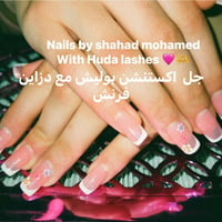 شوية من ابداعات تركيب رموش تكنيك روسي مع بناء اظافر جل اكستنشن وجلش وف...