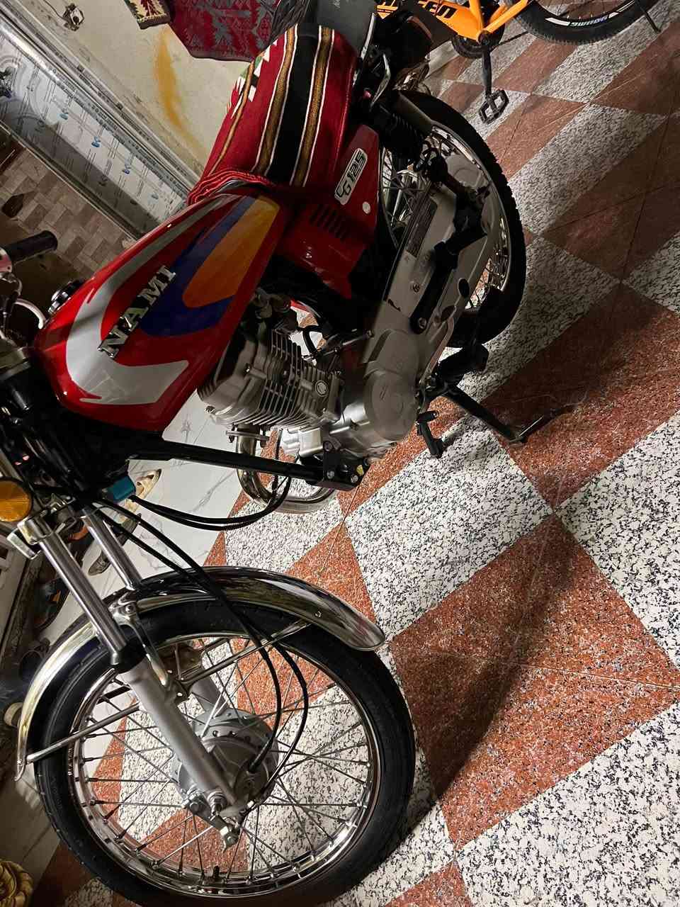 سلام عليكم دراجه نامه شلامجه بدون دراجه حلوه ونضيفه مكفوله عشاهري تعمير جديدسعره 750 وبيه مجال مكان ماجديه رقم ***********
