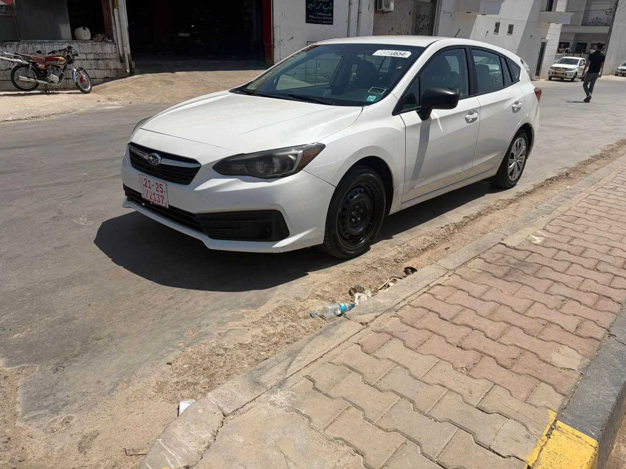 سوبارو موديل ٢٠٢٣ موصفاتimpreza
ماشي ٢٤ الف حدث بس بونيت صبغ بدون دواخل ارباك تاك راجع سيستم 
سعر ١٠٥$ بيه مجال 
*********** كركوك, العراق
