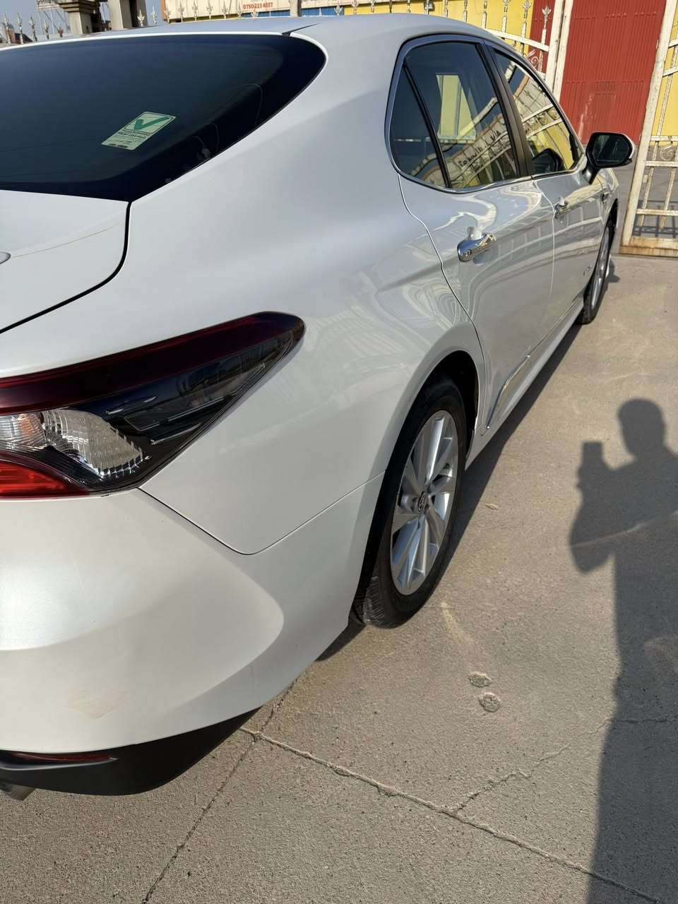 كامري 2023 شركة جيهان GLE فوول  فوول مواصفات سلايت …
٩٩ الف ماشيية
شبرين صبغ بدون ضربة بدون داخل ،مكانين صغير بي دي ار.
مكينة كير مكفوله
سنوي جديد
مرقم:اربيل
مكان سيارة :اربيل
سعر : 250$
***********
