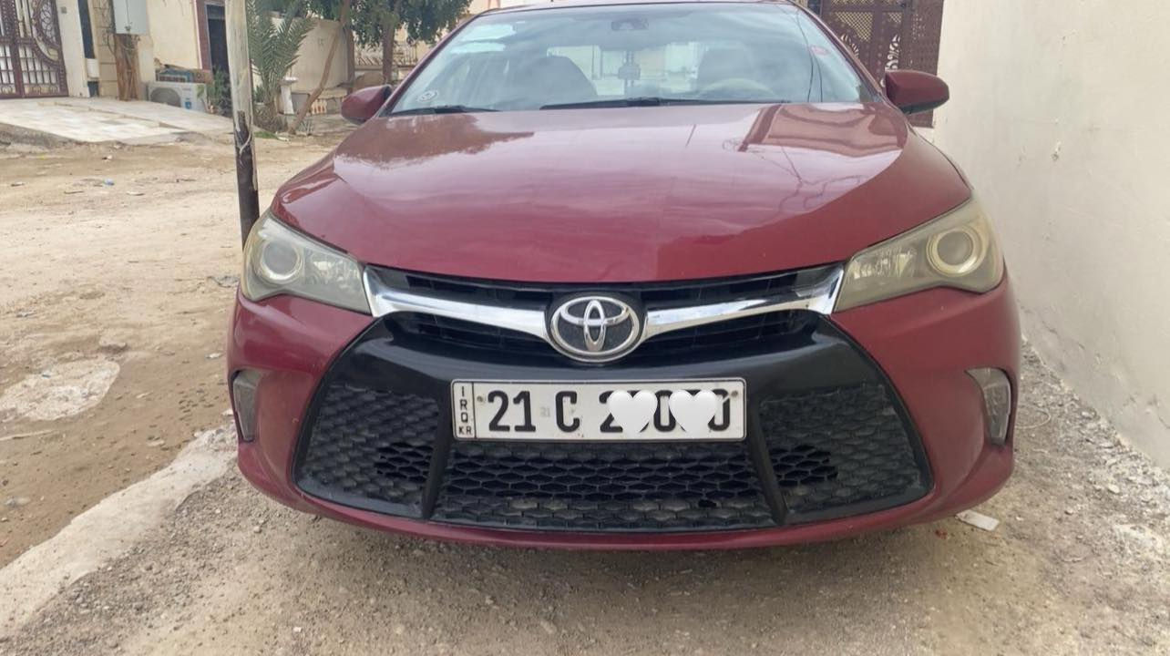 السلام وعليكم
 كامري للبيع 2017 امريكي ضرر جاملغ ايمن وايسر وبنيد بخ توحيد لون ايرباكات راجع سستم 
فول مواصفات XSE رادارات كشنات تدفئه فول زنون فتحه سقف بصمه محرك كير شرط صدر حداديه تايرات شرط ويل كب اڤلون رقم سليمانيه بسمي تحويل ثاني يوم 
سعر 150وبيها مجال
مكان السياره صلاح الدين بيجي-تكريت
*********** هاتف
***********واتساب
