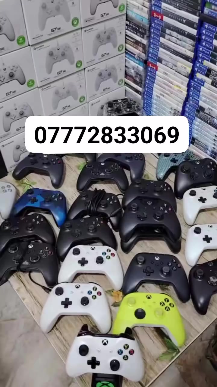 سلام عليكم 

متوفر حالياً جوستكات اكس بوكس كل انواع براندات سواء كانت 
ماركة كيم سير 
باور A
ونسخة تجي ويا جهاز 
وغيرها من ماركات

كل قطعة الها سعر والها ضمان تضمن بي حقك في حال كانت قطعة بيها خلل

يوجد توصيل لجميع محافظات العراق

للاستفسار على الخاص
او
واتس اب
***********
