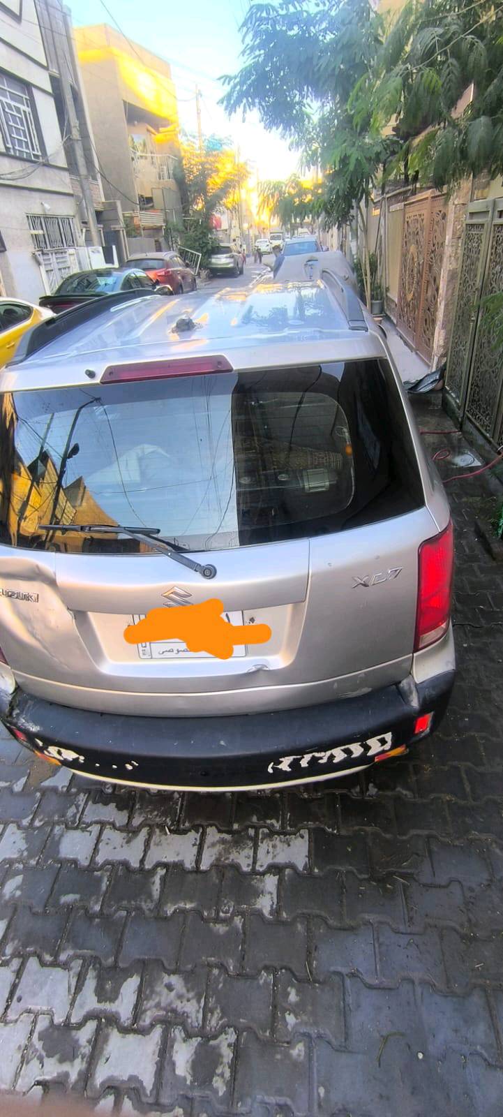 سوزوكي XL7 2008
محرك(3.6L_6v)
دفع امامي
تبريد و تدفئه خير من الله 
لايت ليد
 130.000km 
فتحه سقف 
***********
رقم بغداد الماني 
مكانها حريه بغداد
سعر 85 ورقه وبي مجال